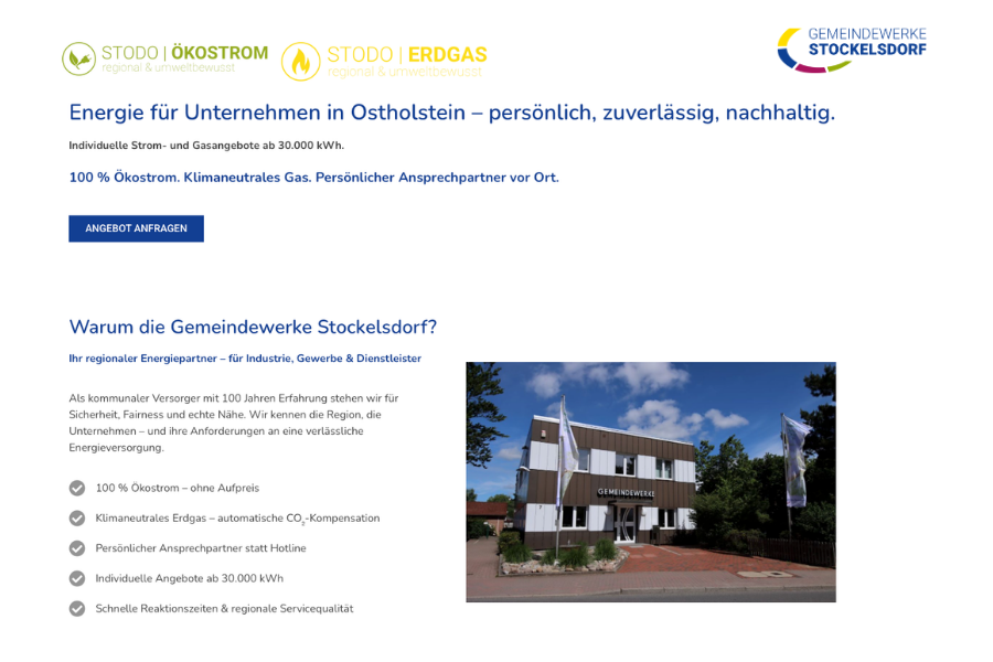 Gemeindewerke Stockelsdorf Projekt